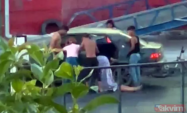 Avcılar'da dehşet görüntüleri: Yerde sürüklediği kadını tekme tokat dövdü - 6