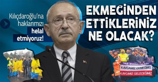 Hakkımızı helal etmiyoruz