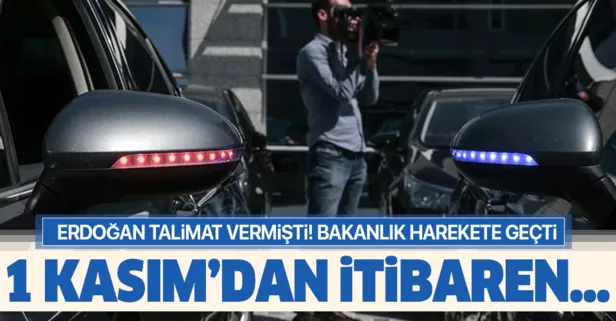 Son dakika: Bakanlıktan "çakar lambalar" ile ilgili flaş karar