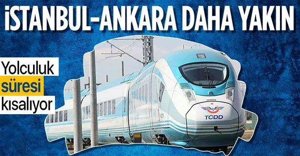 İstanbul-Ankara YHT hattında yolculuk süresi 35 dakika daha kısalacak