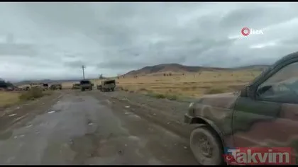 Ermenistan ordusu perişan! Araçlarını bırakıp kaçtılar