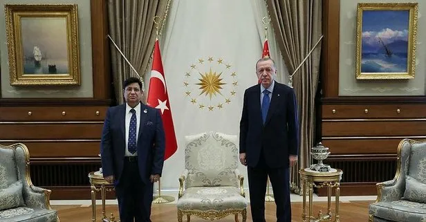 Başkan Erdoğan'dan önemli kabul