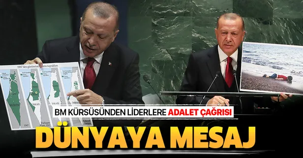 Başkan Erdoğan'dan dünyaya adalet çağrısı