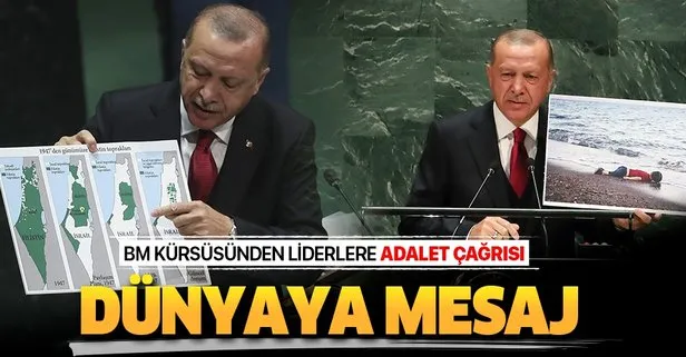 Başkan Erdoğan’dan dünyaya adalet çağrısı