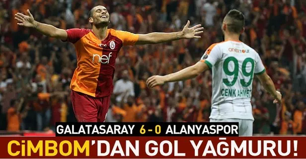 Cimbom’dan gol yağmuru Galatasaray 6 - 0 Alanyaspor