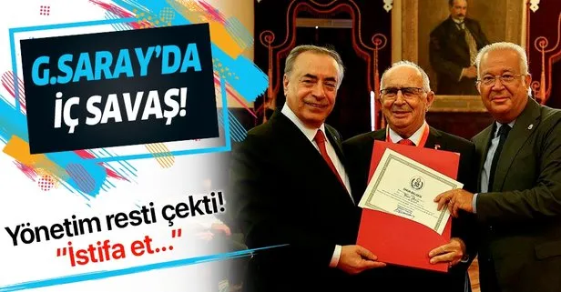 Galatasaray’da iç savaş! Divan Kurulu Başkanı Eşref Hamamcıoğlu’na istifa çağrısı