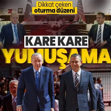İklim pozitif ortam samimi! Başkan Erdoğan 18 yıl sonra CHP Genel Merkezi’nde... Tarihi kareler, dikkat çeken oturma düzeni
