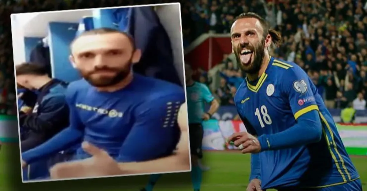 Vedat Muriç'in galibiyet dansı olay oldu