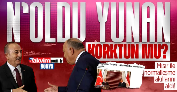Mısır ve Türkiye arasındaki normalleşme Yunanistan'ı panikletti! Manşete böyle taşıdılar: Yunanistan dışlanıyor mu?