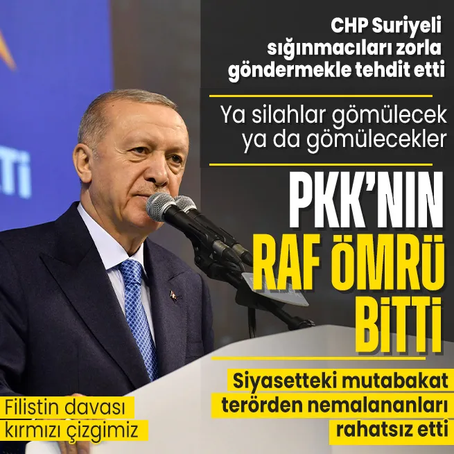 Başkan Erdoğandan AK Parti Şanlıurfa 8. Olağan İl Kongresinde önemli mesajlar: Terör örgütlerinin raf ömrü tükendi