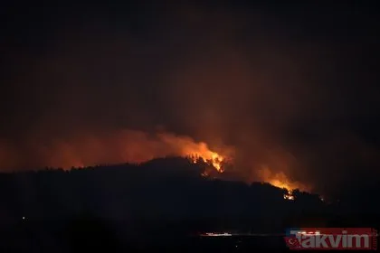 Çanakkale’de büyük yangın! Küle dönen araziler böyle görüntülendi