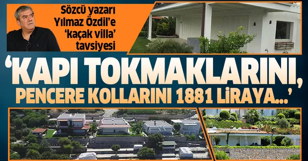 Sabah yazarı Engin Ardıç'tan Yılmaz Özdil'e "kaçak villa" tavsiyesi: Kapı tokmaklarını 1881 liraya...