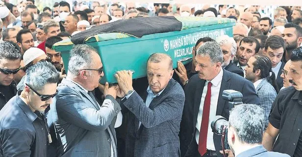 Başkan Erdoğan aile dostu Hakan Füzun’ün cenaze törenine katıldı!
