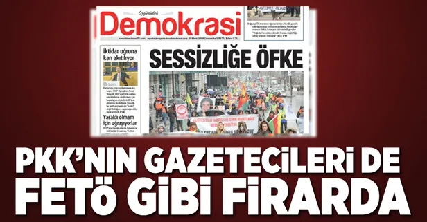 PKK’nın gazetecileri de FETÖ gibi firarda