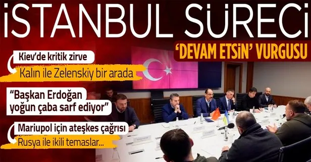 Kalın, Kiev’de Zelenskiy’le görüştü!