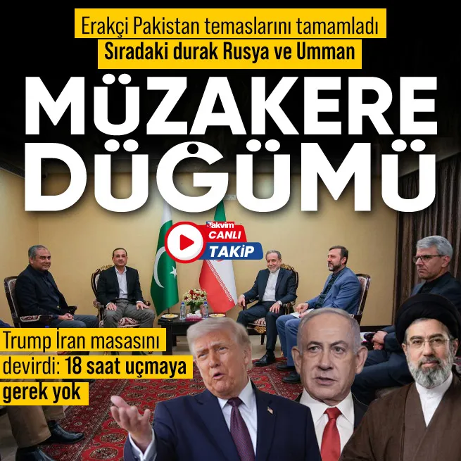 Trump Pakistanda İranla yapılması beklenen görüşmeleri iptal etti