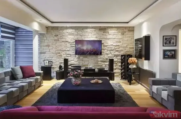 800 metrekarelik 9 odalı villa! Emre Altuğ’un eski eşi Çağla Şıkel’in 2 oğluyla yaşadığı eve bakın! 4 katlı saray yavrusu... - 18