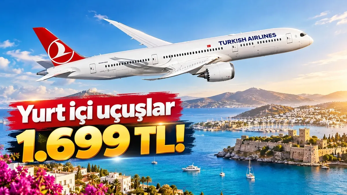 THY'den 29 Ekim kampanyası: Uçak biletleri 1.699 TL'den başlıyor!
