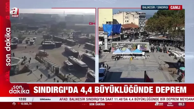 Sındırgı’da 4.4 büyüklüğünde deprem