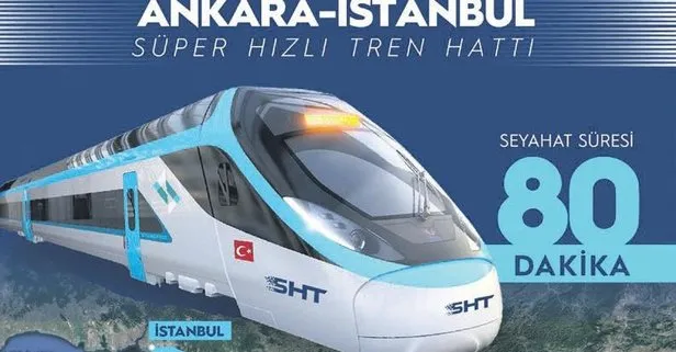 Süper hızlı tren geliyor | Saatte 350 km hız! Ankara- İstanbul 80 dakika olacak