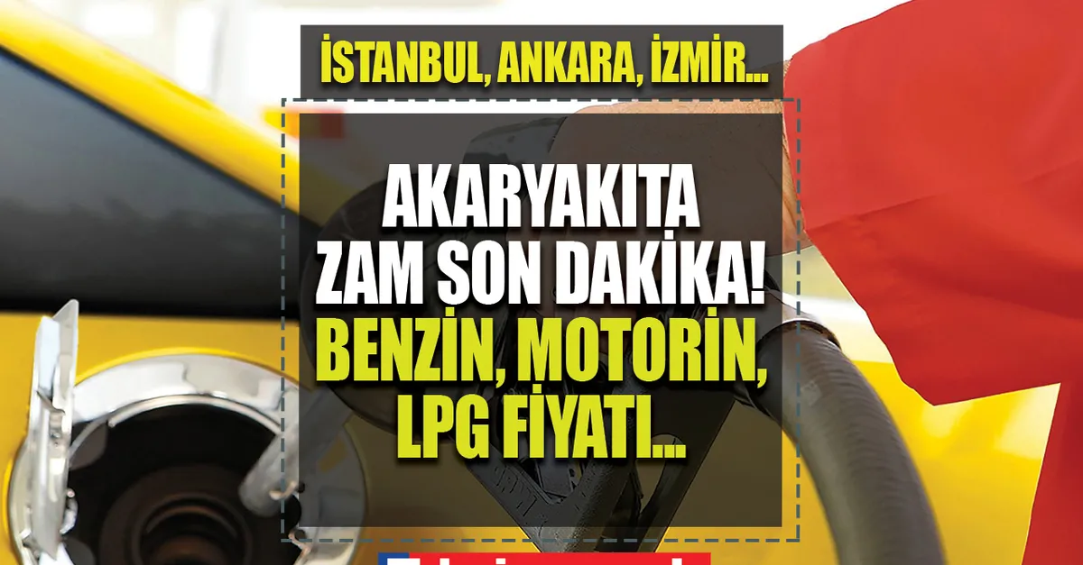 ⛽11 Ekim akaryakıt LİTRE FİYATLARI! Benzin, motorin, LPG’ye ZAM! Son dakika İstanbul, Ankara, İzmir benzin, mazot, otogaz ZAMLI fiyat LİSTESİ 2022