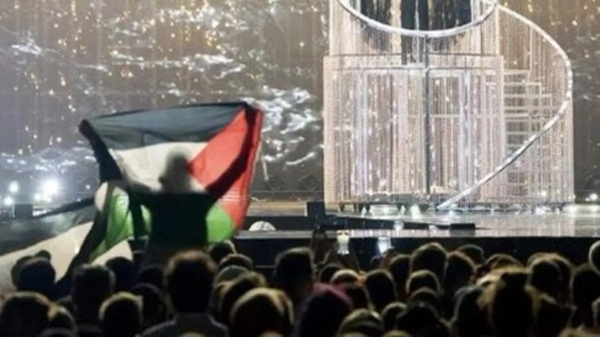 Eurovision yarışmasında İsrail'e büyük tepki!