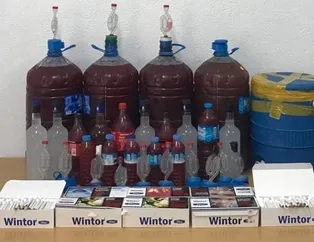 Bolu’da 106 litre kaçak içki ele geçirildi