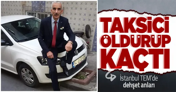 SON DAKİKA: TEM'de ölümlü kaza! Taksinin çarptığı sürücü olay yerinde hayatını kaybetti taksici olay yerinden kaçtı