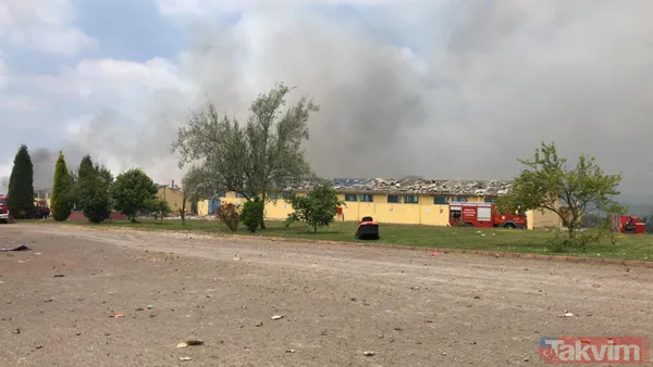 Son dakika: Sakarya'da havai fişek fabrikasında patlama! İşte olay yerinden en yeni görüntüler - 11