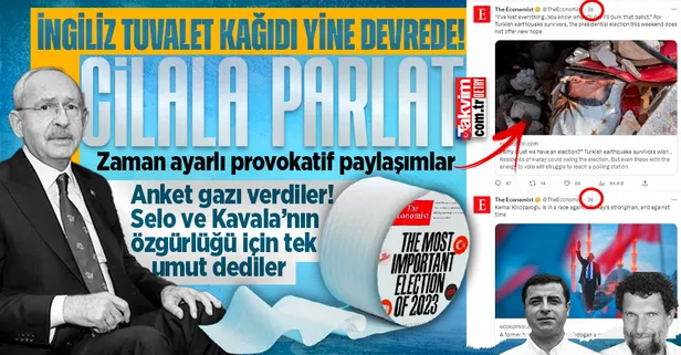 The Economist, Kılıçdaroğlu'nu parlatmaya devam ediyor: Anket gazı verdiler, Demirtaş ve Kavala'nın özgürlüğü için tek umut dediler