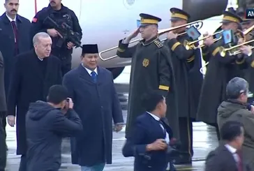 Endonezya Cumhurbaşkanı Prabowo Subianto Ankara'da