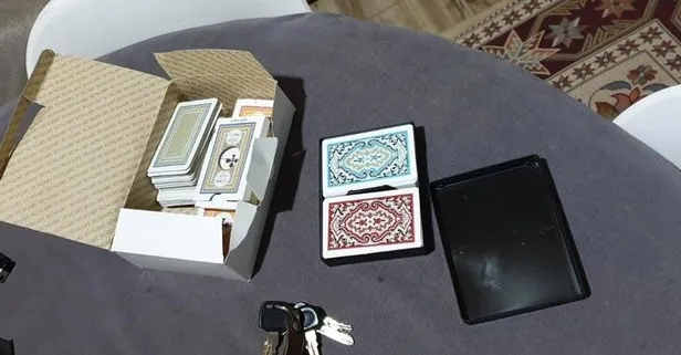 Antalya'da kumar oynatılan eve baskın!