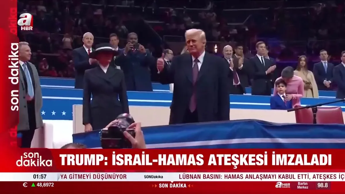 Trump sosyal medya hesabından duyurdu: "İsrail-Hamas ateşkesi imzaladı"