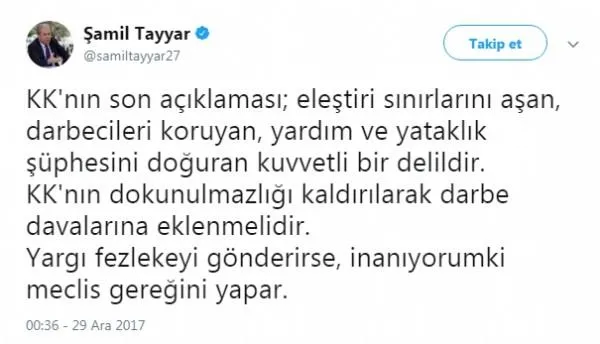 "Kılıçdaroğlu'nun dokunulmazlığı kaldırılarak..."-1