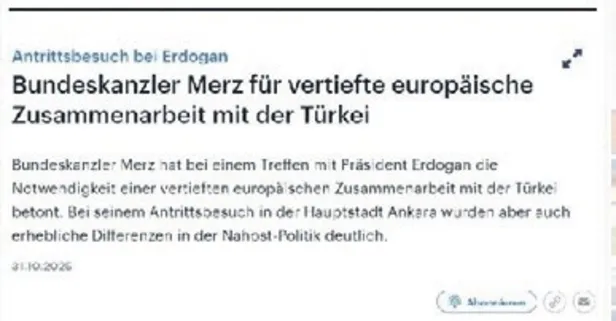 Alman basını: Almanya, Türkiye’ye muhtaç