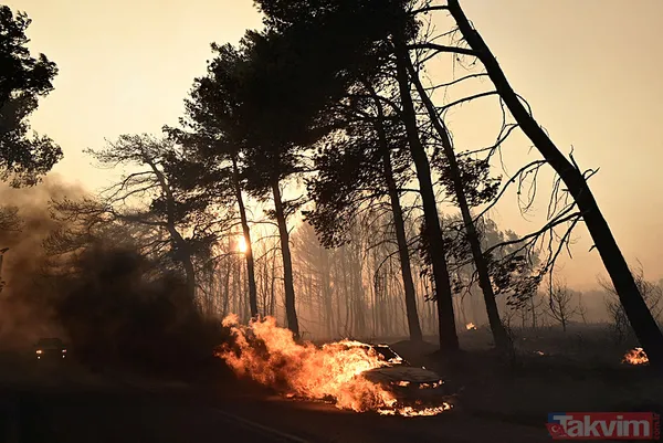 Yunanistan alevlere teslim oldu! O güne kadar kırmızı alarm! | Türkiye'den Yunanistan'a yardım eli - 44