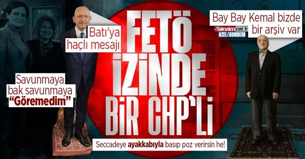 7’li koalisyonun adayı CHP’li Kemal Kılıçdaroğlu’ndan FETÖ elebaşı Gülen ile aynı poz: Seccadeye ayakkabılarıyla ters bastı!
