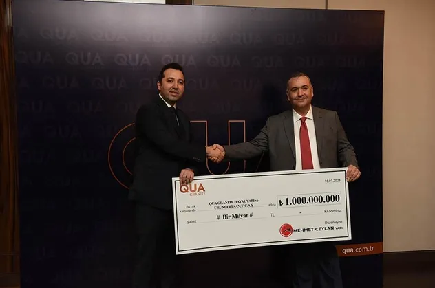 QUA Granite'ten 1 milyar TL'lik rekor satış