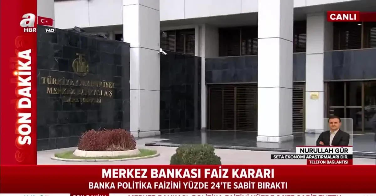 Merkez Bankası faiz kararını açıkladı