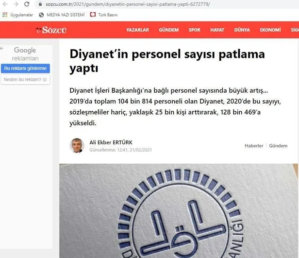 sozcu-gazetesinin-diyanetin-personel-sayisi-patlama-yapti-baslikli-yalan-haberine-erisim-engeli-1616087662665.jpeg Sözcü Gazetesi’nin "Diyanet’in personel sayısı patlama yaptı" başlıklı yalan haberine erişim engeli!-3