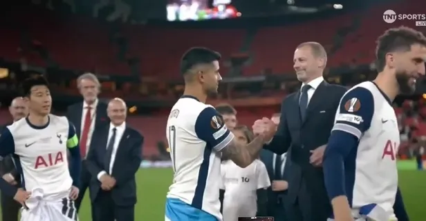 UEFA şampiyonu Tottenham'a madalya yetmedi!