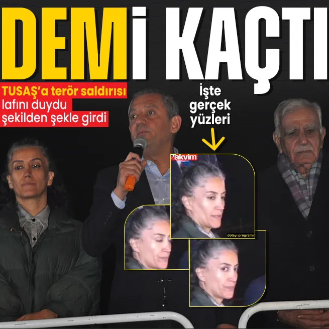 İşte DEM Partinin gerçek yüzü! Özgür Özelin TUSAŞa terör saldırısı sözünü duyan Devrim Demirin ayarı kaçtı!