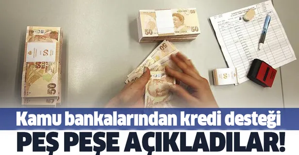 Kamu bankalarının destek kredileri koronavirüsle ekonomik mücadele sürecinde vatandaşın kara gün dostu oldu