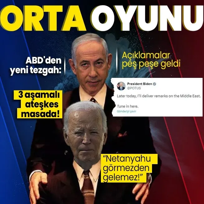 ABD ve soykırımcı İsrail’den yeni oyun! Biden ’barış havarisi’ kesildi! Netanyahu sessizliğini bozdu! Filistin’den açıklama geldi