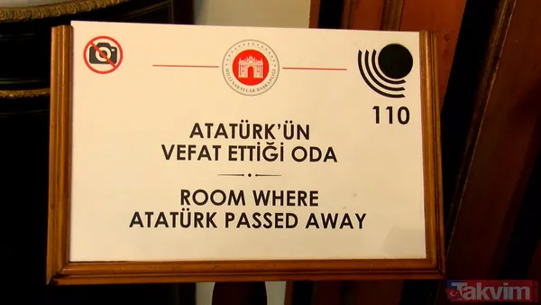 Ulu Önder Gazi Mustafa Kemal Atatürk'ün Dolmabahçe Sarayı'nda vefat ettiği oda kapsamlı bakım ve onarıma alındı - 4