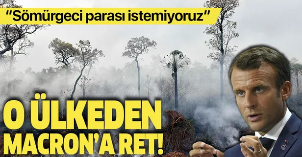Bolsonaro, Amazonlar'daki yangınlar için yapılan yardımı reddetti
