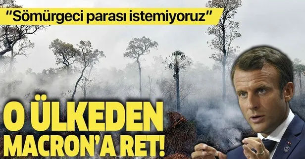 Bolsonaro, Amazonlar’daki yangınlar için yapılan yardımı reddetti