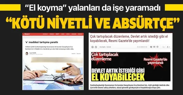 Son dakika: Sanayi ve Teknoloji Bakanı Mustafa Varank’tan Devletin istediği şirkete el koyabileceği iddialarına yanıt