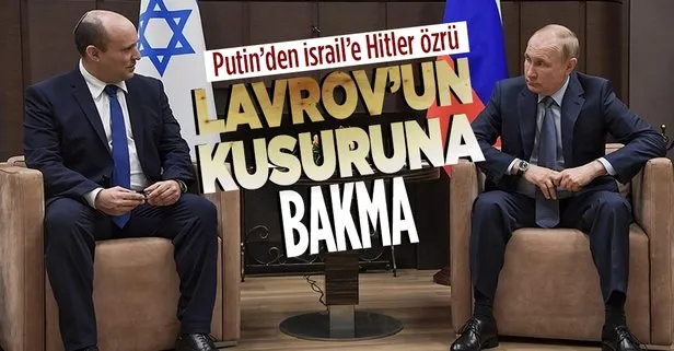 Rusya ile İsrail arasında günlerdir süren Hitler geriliminde son gelişme! Putin, Lavrov adına özür diledi