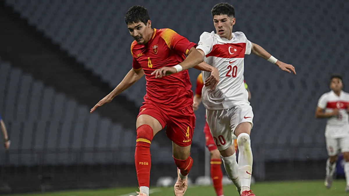İstanbul'da buruk siftah! Türkiye Ümit Milli Takım - Karadağ: 1-1 | MAÇ SONUCU